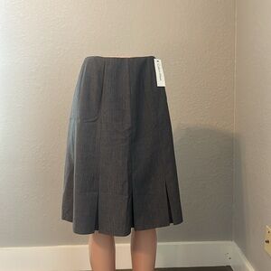 Calvin Klein Pencil Skirt Women's Sz 10 Charcoal Gray Office Career Work NWT #18